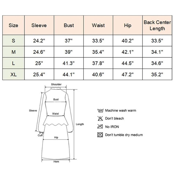 🆕Turtleneck Dress Puff Long Sleeve Pullover Dress - Picture 3 of 3